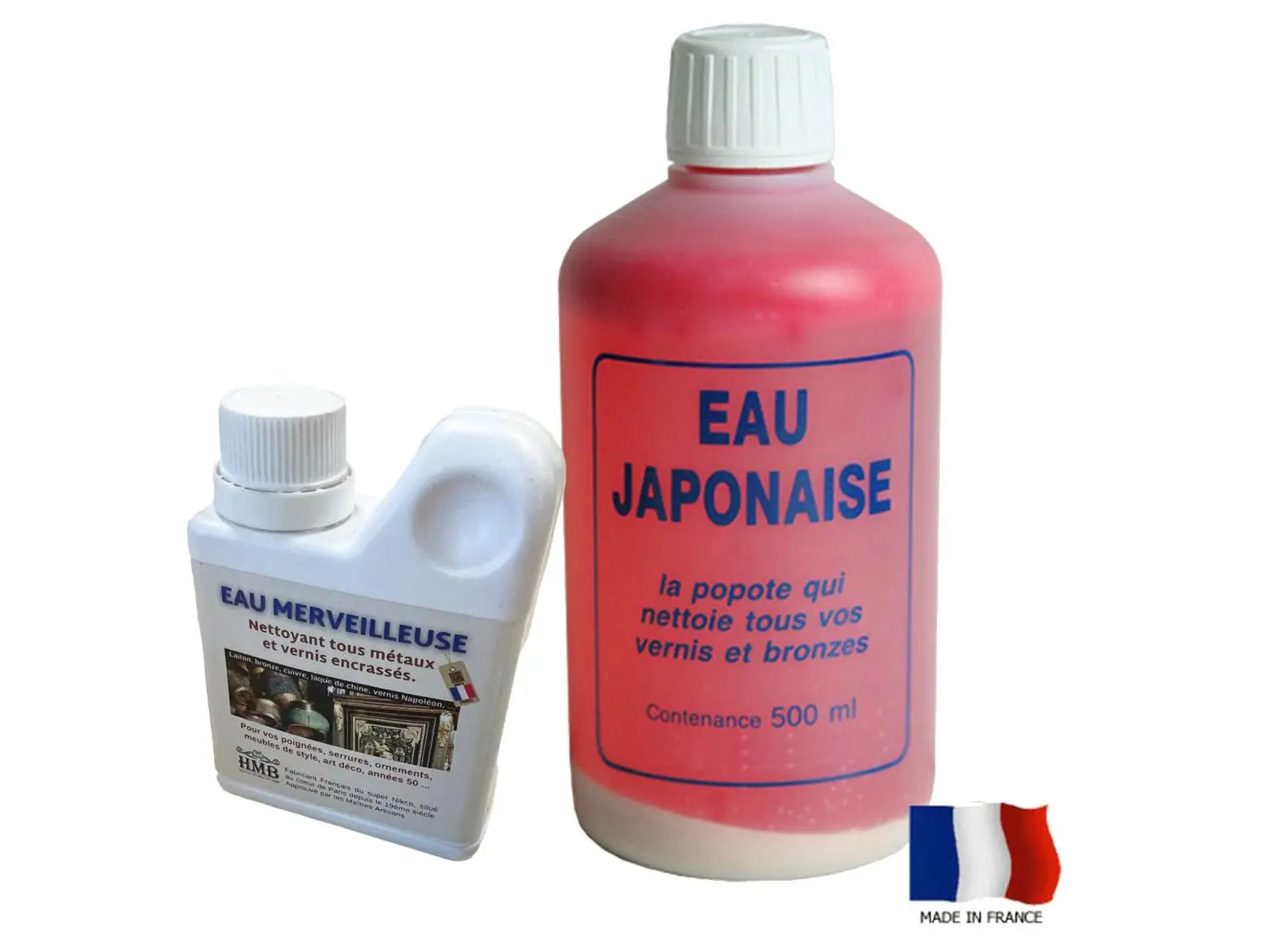 HMB-BDA EAU JAPONAISE Popote Qui Rénove Tous Vos Vernis Et Bronzes - 125ml Ou 500 Ml