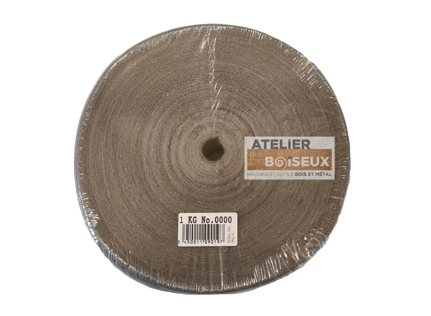 TAMPEL - Rouleau 1KG De Laine D'acier (épaisseur Ultra-fine 0000)