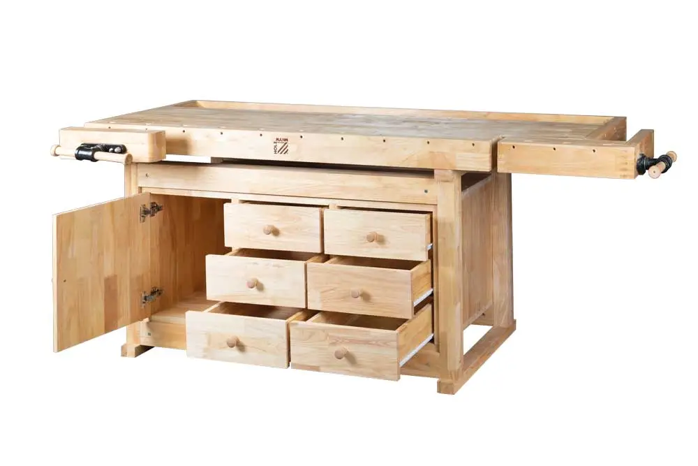 HOLZMANN - WB210C - Établi De Menuisier D'une Longueur De 2100 Mm Avec Tiroirs – Image 2