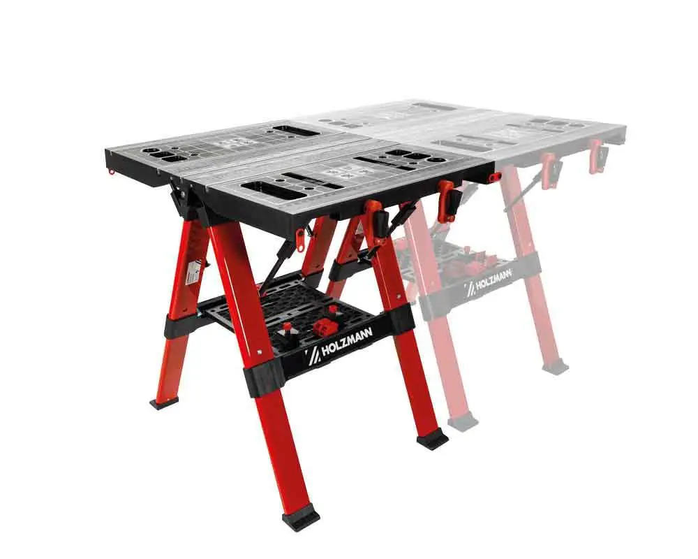 HOLZMANN - WST100SOLID - Table De Serrage Pliante 820 X 630 Mm – Image 6