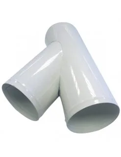 HOLZPROFI - Tuyau De Bifurcation Simple Ø Départ 100 Mm / Ø Sortie 100/50 Mm