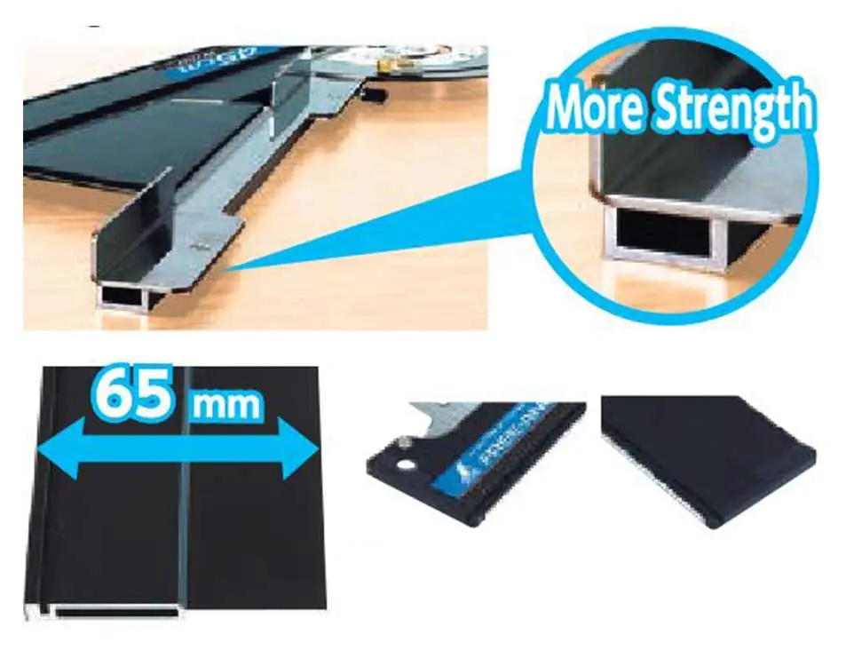 SHINWA - NEO - Guide Pour Scie Circulaire Avec Rapporteur D'angle - 300, 600 Ou 1000 Mm – Image 2