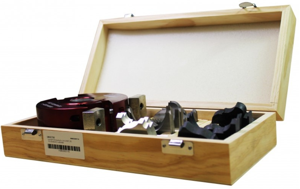 HOLZMANN - UNISET60 - Porte-outil Universel Pour Toupie Alésage 30 - Hauteur 60 + 6 Fers Et Contre-fers – Image 4