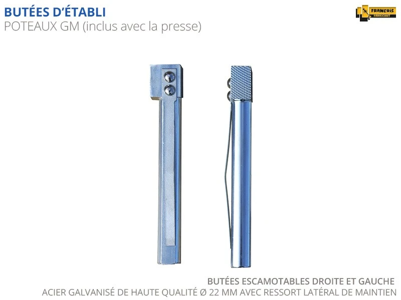 ETABLIS FRANCOIS ÉTABLIS FRANÇOIS - ESCH Etablis Sculpteur / Luthier Avec Presse Avant Horizontale PH28 – Image 9