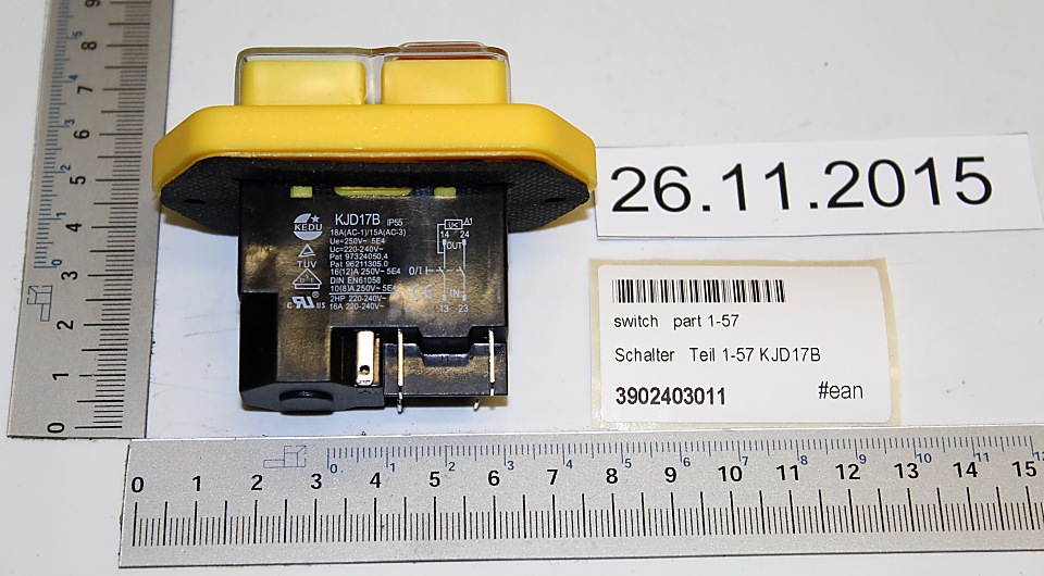 SCHEPPACH - Interrupteur Marche-arrêt Pour Scies Circulaires Scheppach HS110 Et Parkside PTKS2000