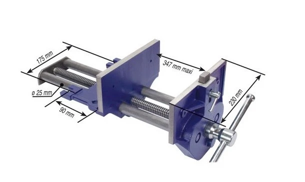 ETABLIS FRANCOIS ÉTABLIS FRANÇOIS - PR 52 - Presse à Serrage Rapide - Ouverture Max. 340 Mm – Image 3
